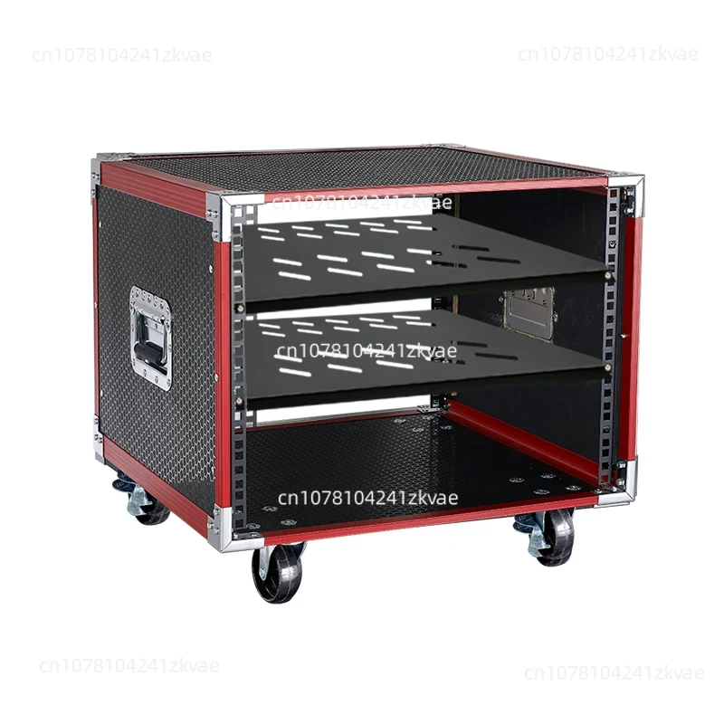 Outdoor Power Rack - 10Uパワーアンプキャビネット 家庭用10Uエアケース オーディオ機器シャーシ 屋外モバイルオーディオ 8U機器ラック