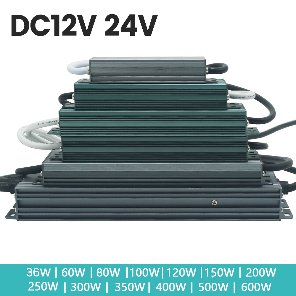 Outdoor Power Transformer - IP67防水電源ドライバー 60W 100W 300W 400W 500W