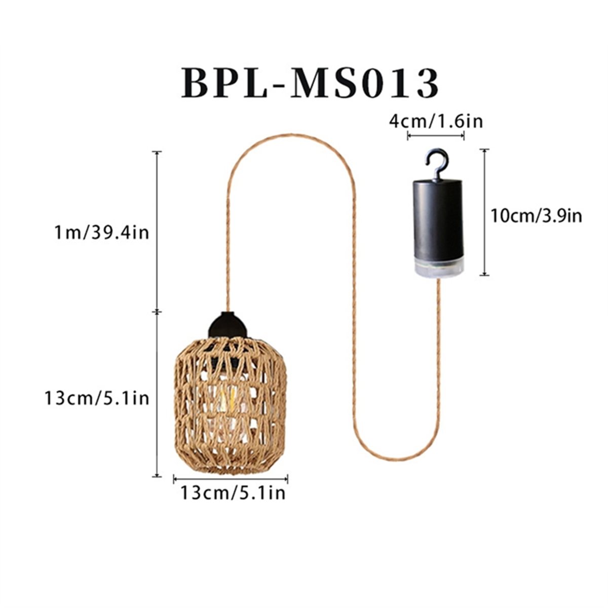 Outdoor Power For Gazebo - ABZJ 2個セット バッテリー式ペンダントライト 籐製ペンダントライト ガゼボ、パーゴラ、ポーチ、屋内および屋外装飾用