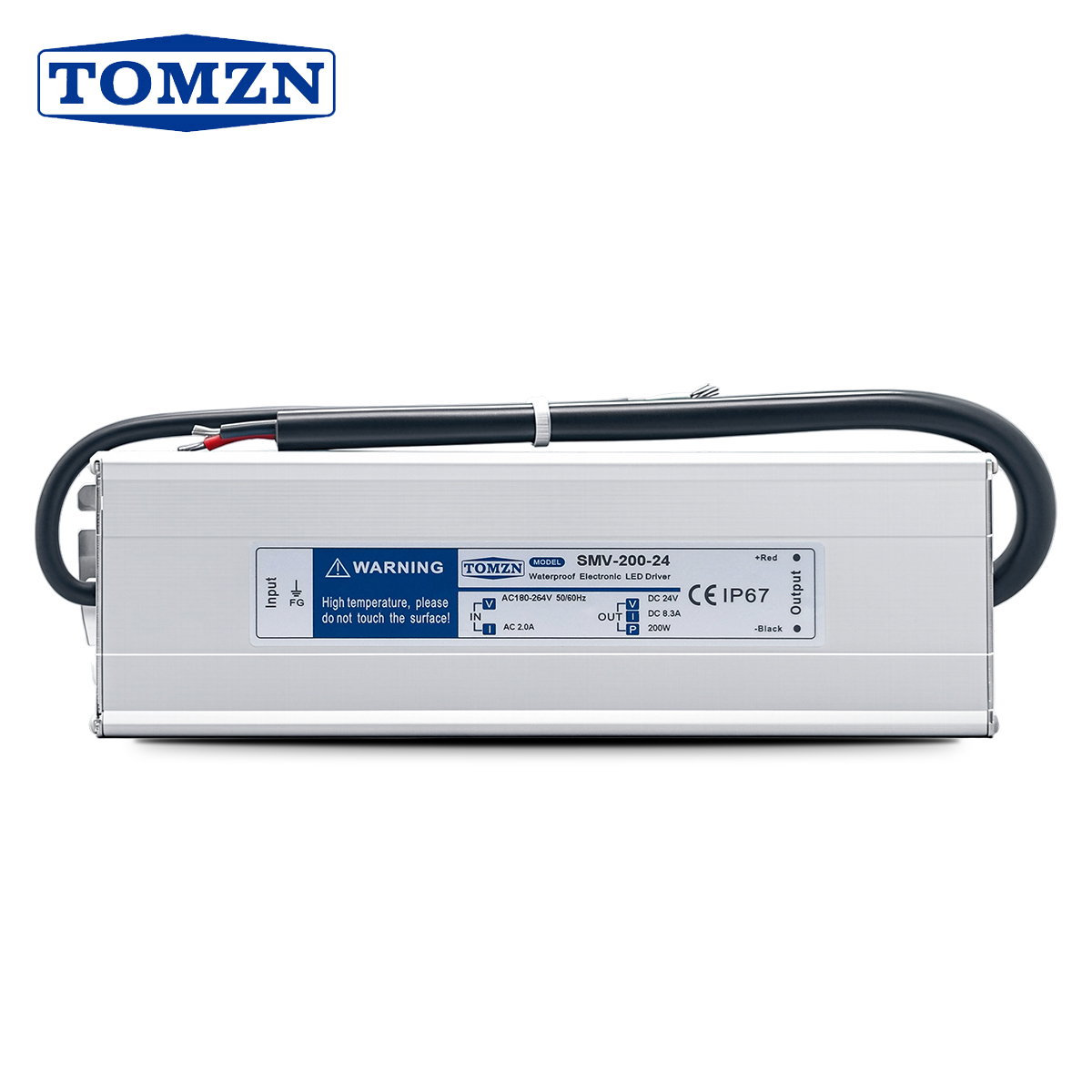 Outdoor Power Transformer - TOMZN 200W 防水 LED ドライバー IP67