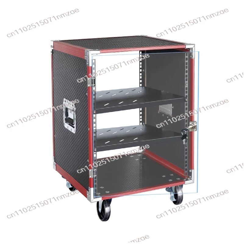 Outdoor Power Rack - 10Uパワーアンプキャビネット、8U機器ラック、屋内外兼用モバイルオーディオシャーシ
