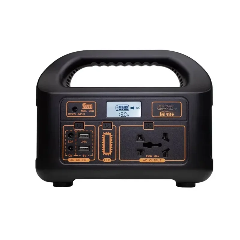 Outdoor Power Tool Storage - 150W屋外用ポータブルソーラー電源、MPPTコントローラー付き12V蓄電インバーター