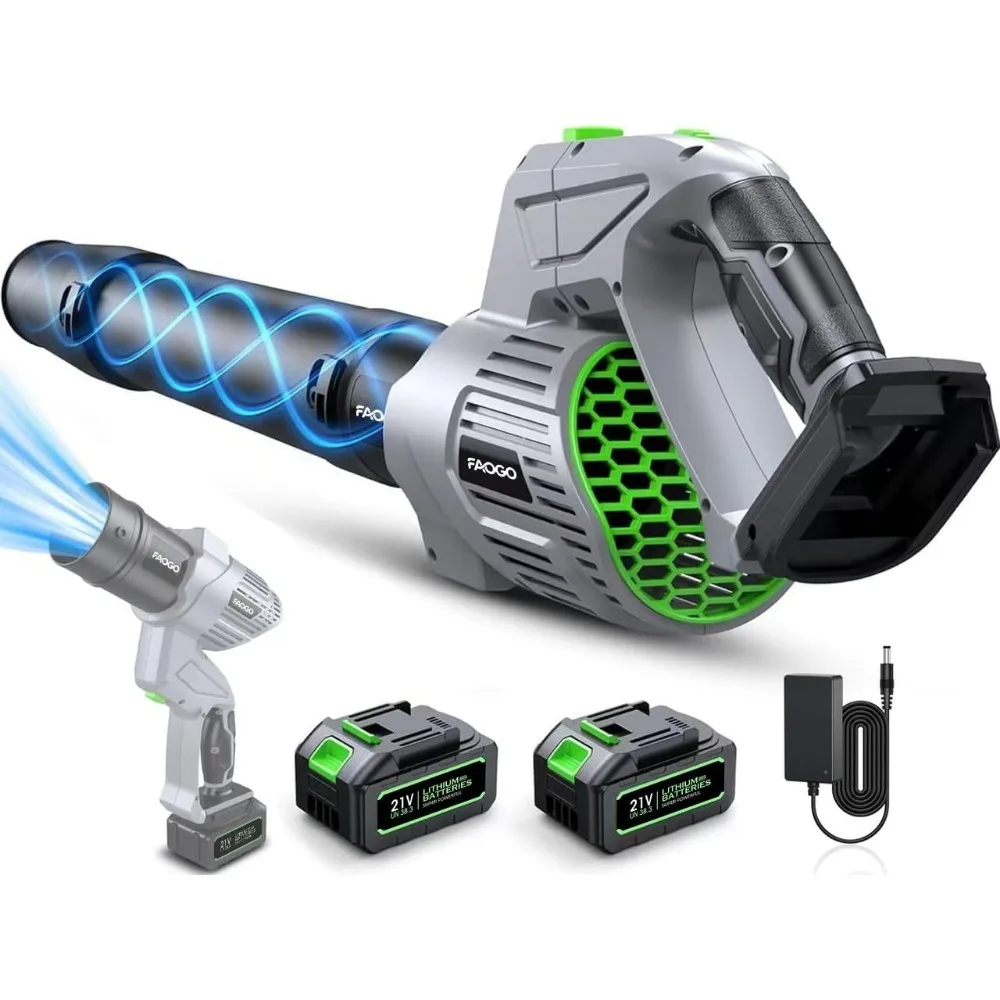 コードレスリーフブロワー、680 CFMのパワー、バッテリー - Leaf Blower Cordless のレビューと価格