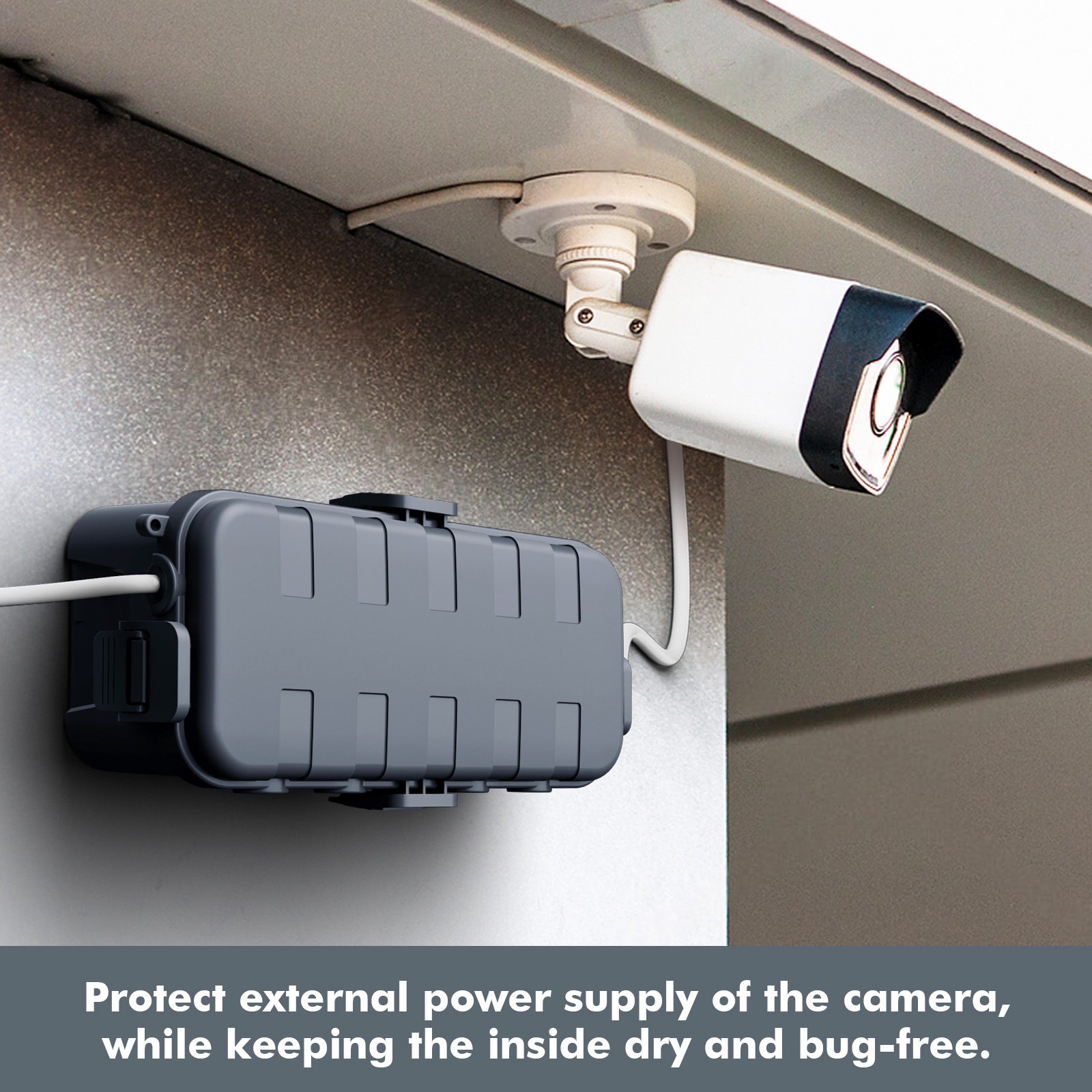 屋外電気ボックス防水延長コードカバー、6つのケーブル入力ポー - Outdoor Power Plug のレビューと価格