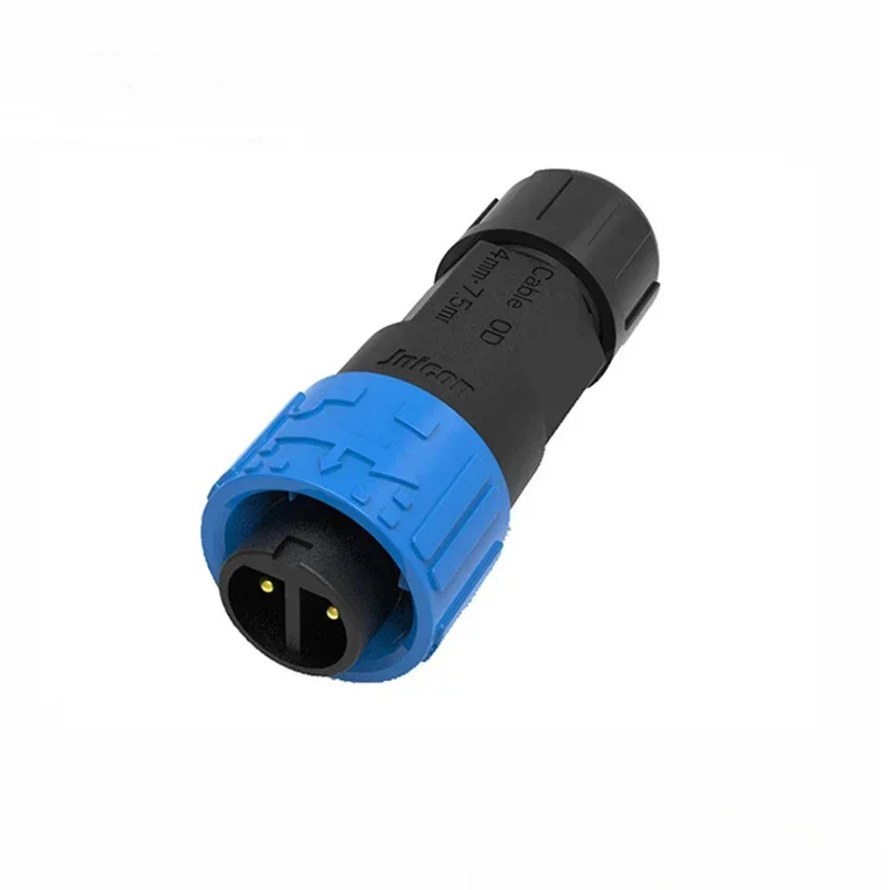 2ピンM16電源コネクタセルフロック式アセンブリIP67防水 - Outdoor Power Hub のレビューと価格