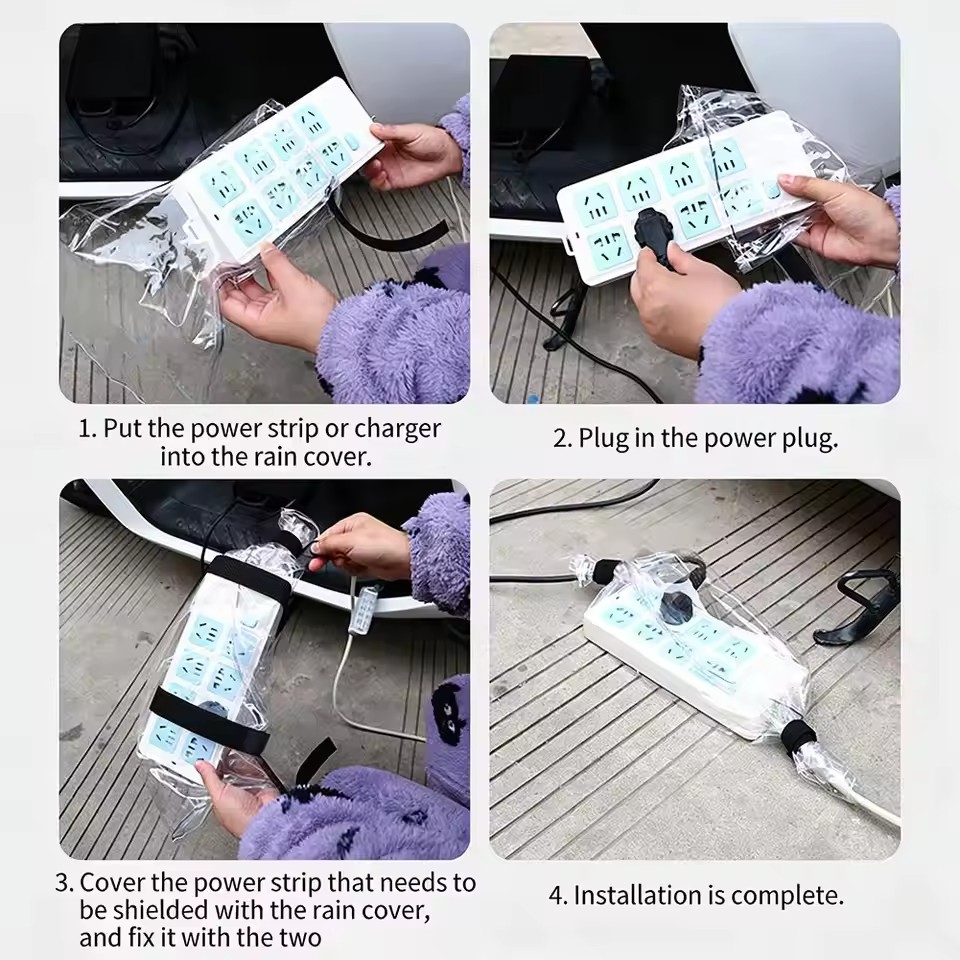 防水充電器レインカバー 電気自動車防塵コントロールボックス  - Outdoor Power Plug のレビューと価格