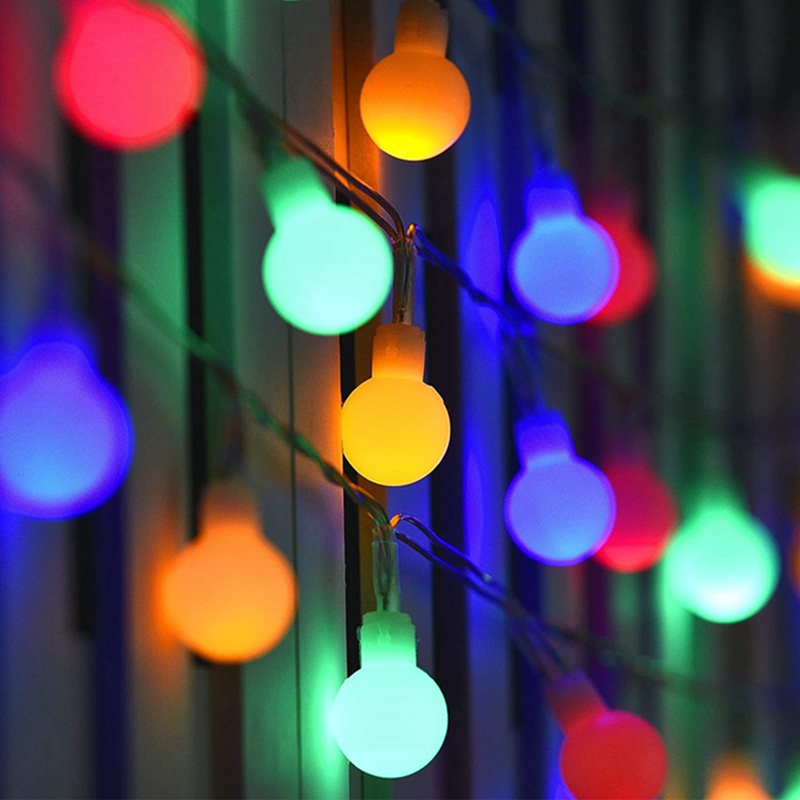 屋外ラウンド電球照明ストリング USB 電源ウォーム LED - Outdoor Power For Gazebo のレビューと価格