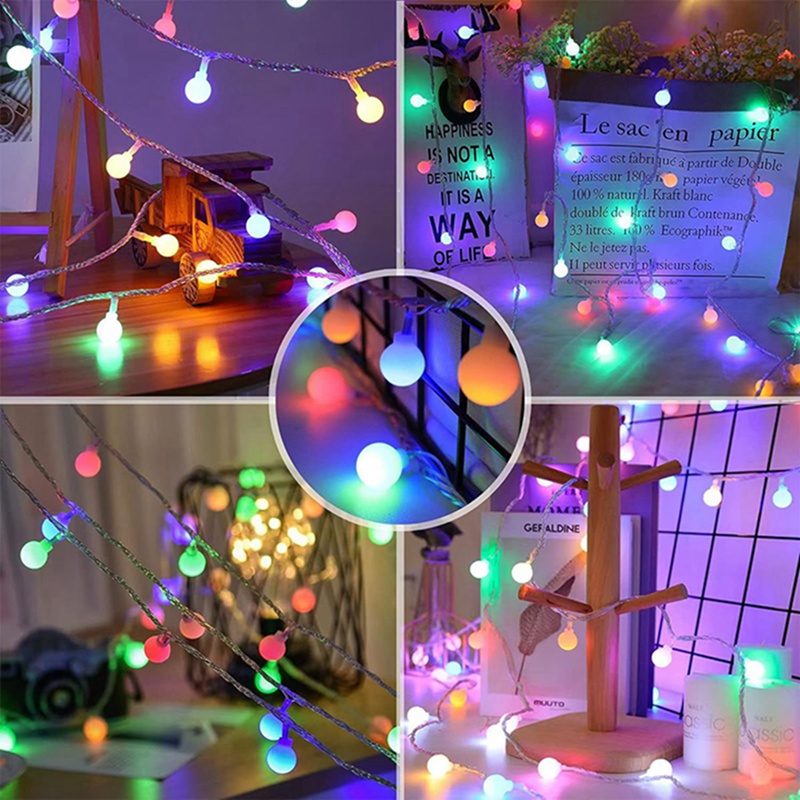 屋外ラウンド電球照明ストリング USB 電源ウォーム LED - Outdoor Power For Gazebo のレビューと価格
