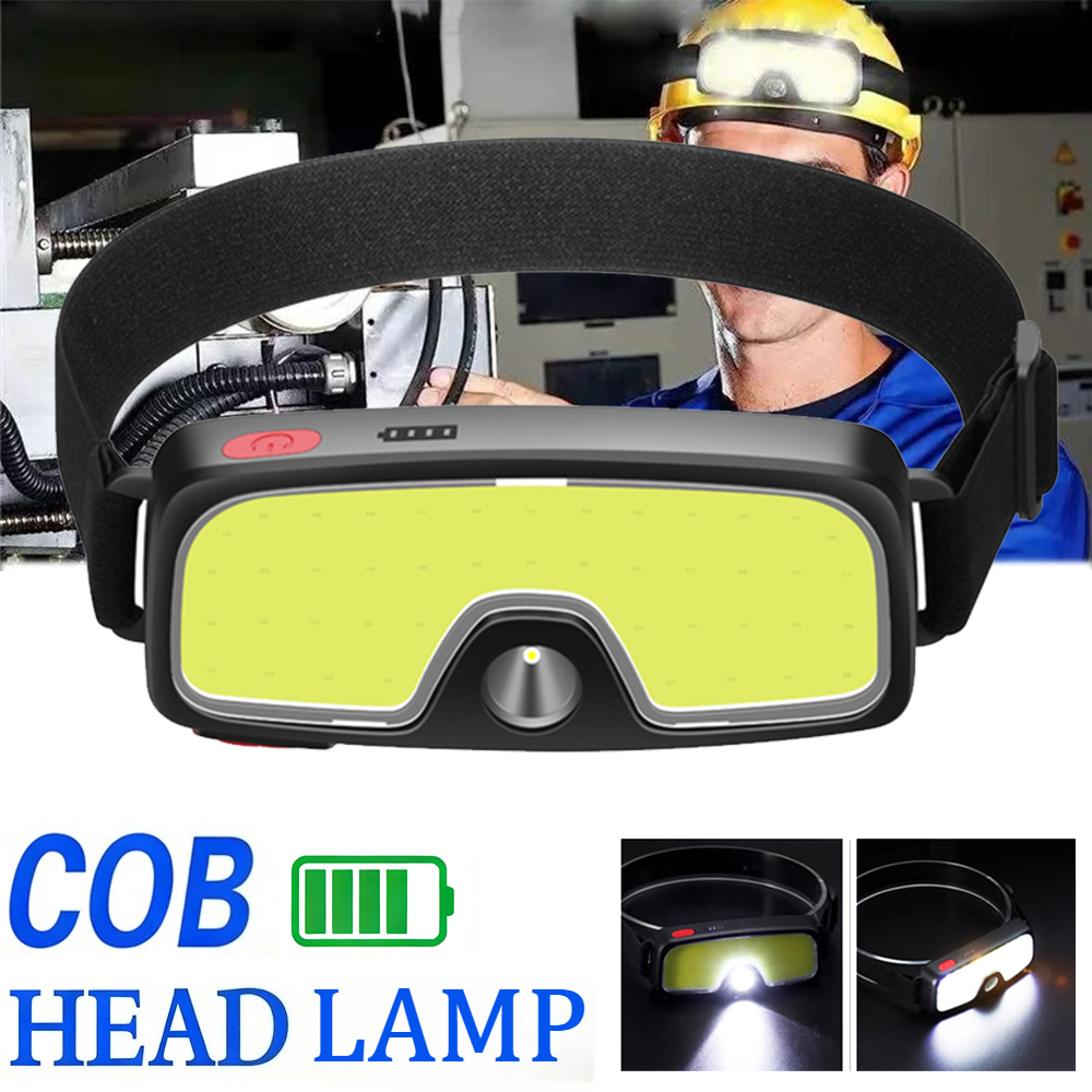 強力な COB ヘッドランプ Type-c/USB 充電式ヘ - Outdoor Power Head のレビューと価格