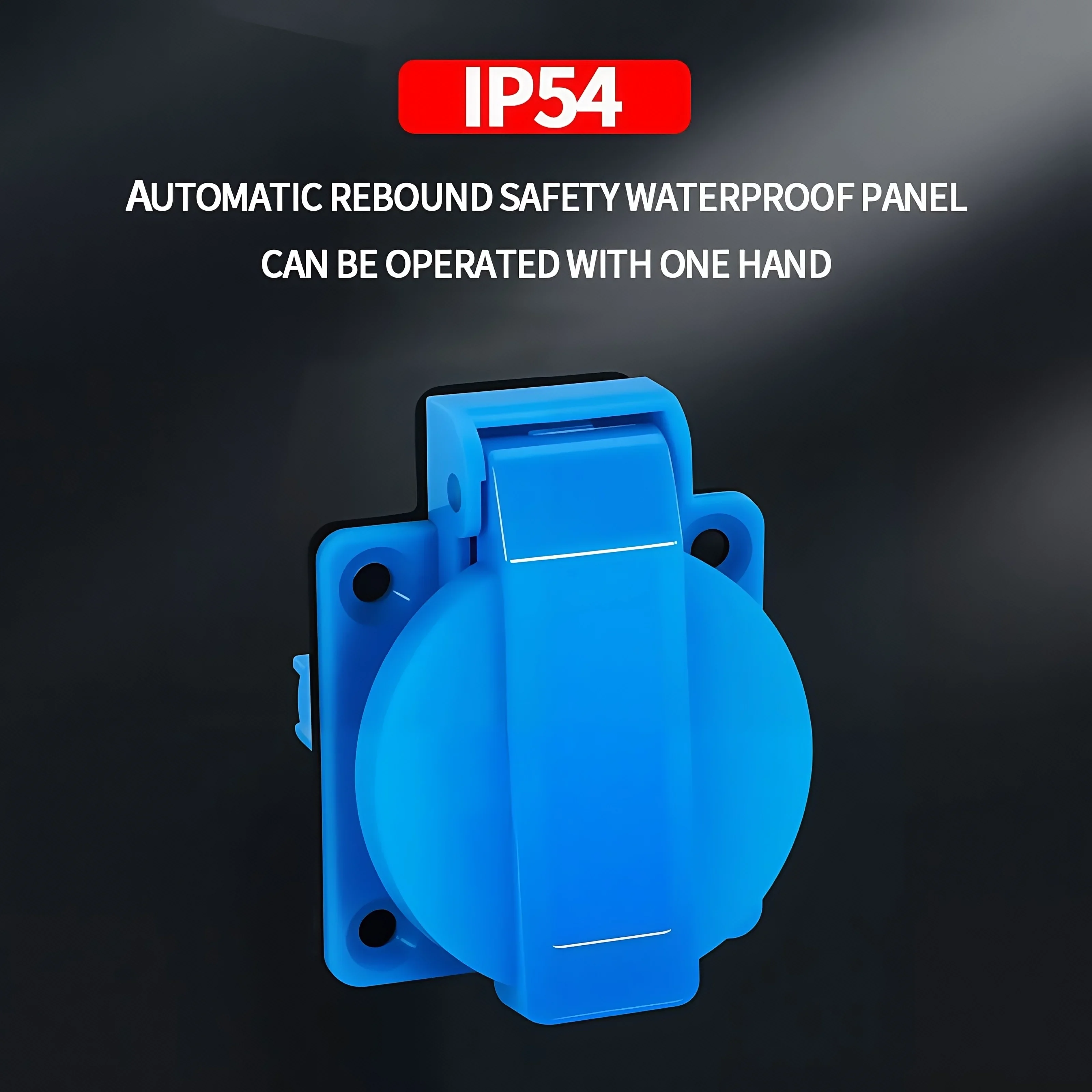 IP54 16A 防水工業用パネルソケット電力壁コンセント  - Outdoor Power Rack のレビューと価格