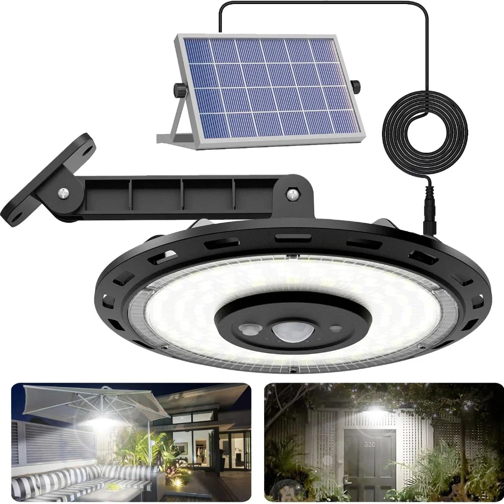 太陽光発電式吊り下げライト、モーションセンサー付きソーラーペ - Outdoor Power For Gazebo のレビューと価格
