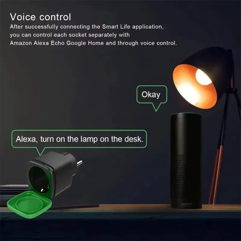 Tuya EU 16A WiFiスマート防水ソケット屋外用ソ - Outdoor Power Plug のレビューと価格