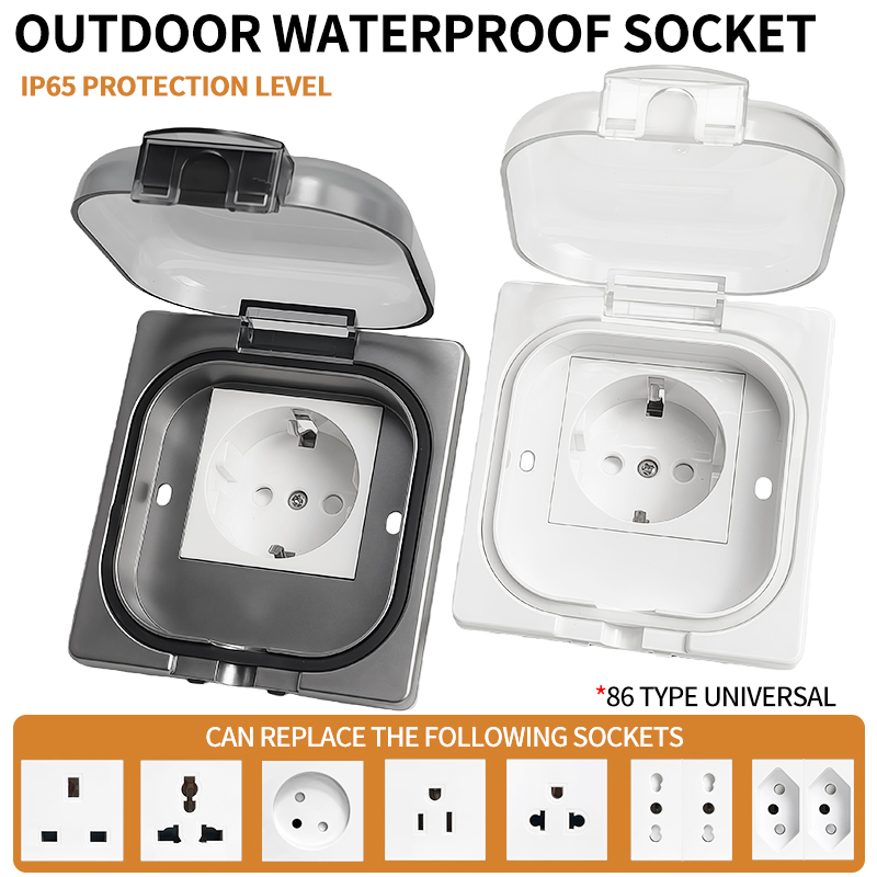 IP65防水屋外コンセント、16A高出力壁プレート、250V - Outdoor Power Hub のレビューと価格