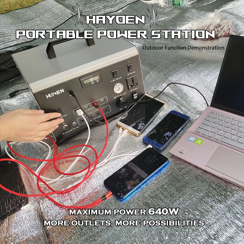 HAYOEN 太陽エネルギーシステム 600 ワットエネルギ - Outdoor Power Tool Storage のレビューと価格