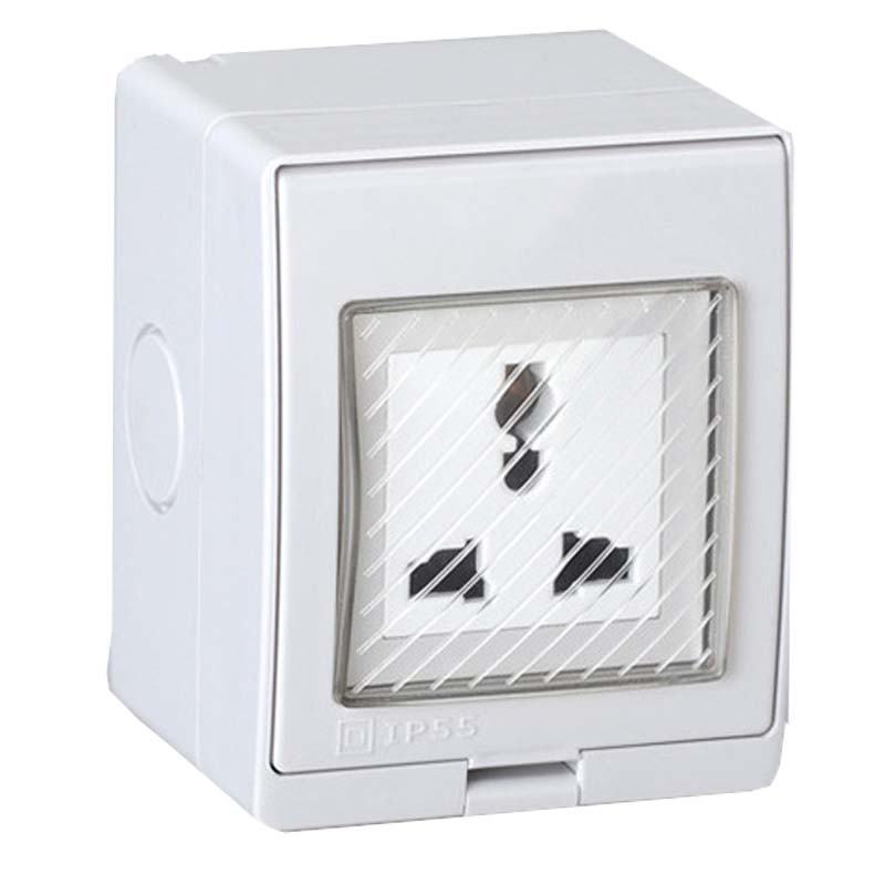 1 個ホワイト AU UK EU US ユニバーサル防水壁ソ - Outdoor Power Hub のレビューと価格