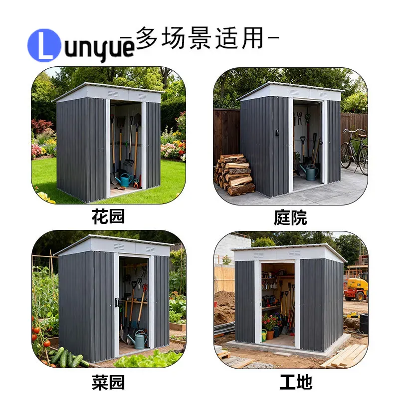 屋外用ガーデン収納小屋。雨よけ・日よけ機能付き。工具室として - Outdoor Power For Gazebo のレビューと価格