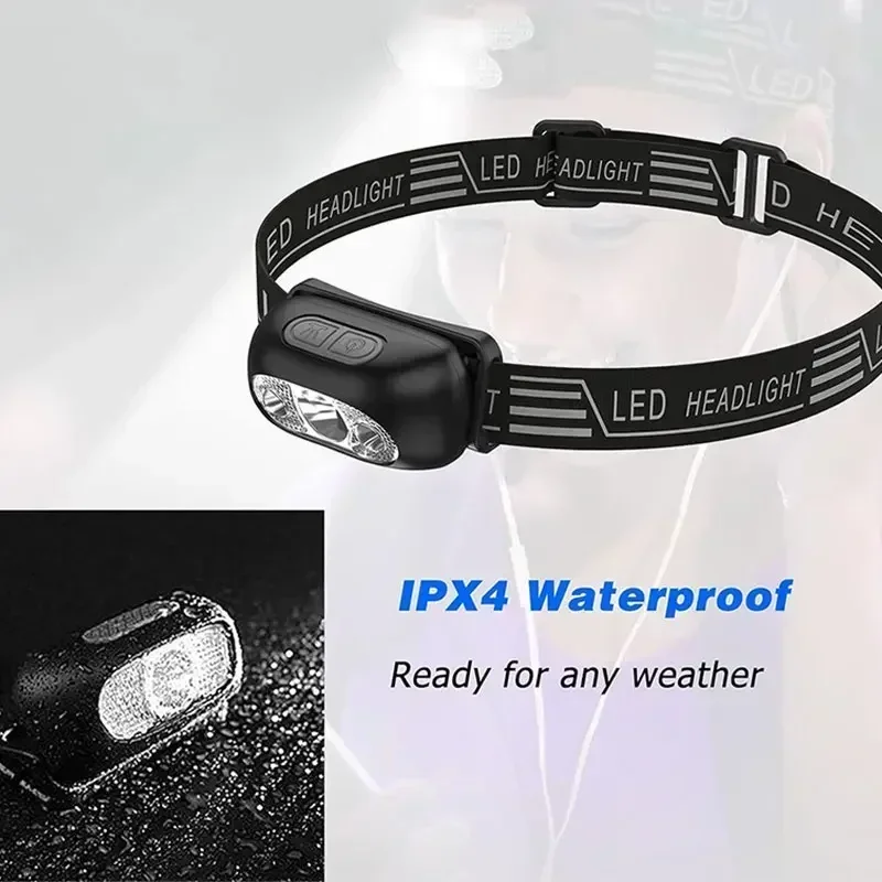 強力なセンサー搭載調整可能LEDヘッド懐中電灯USB充電式C - Outdoor Power Head のレビューと価格